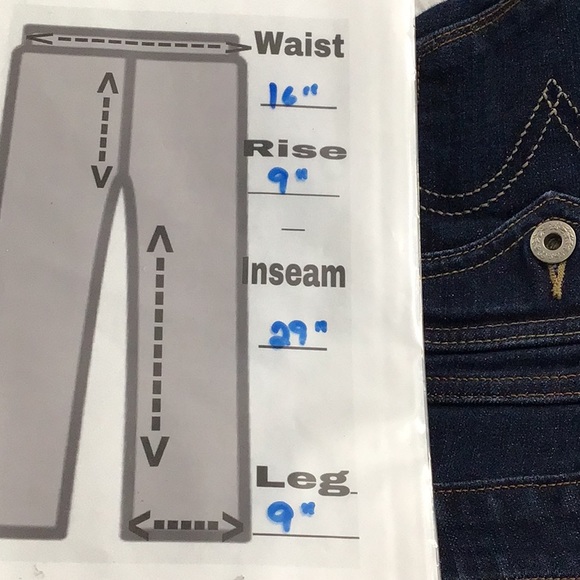 LEVI'S 545 Womens Dark Denim Low Boot Cut Stretch Jeans - Picture 10 of 10